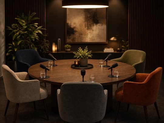 The Table: Bring ein Thema in eine simulierte Runde.